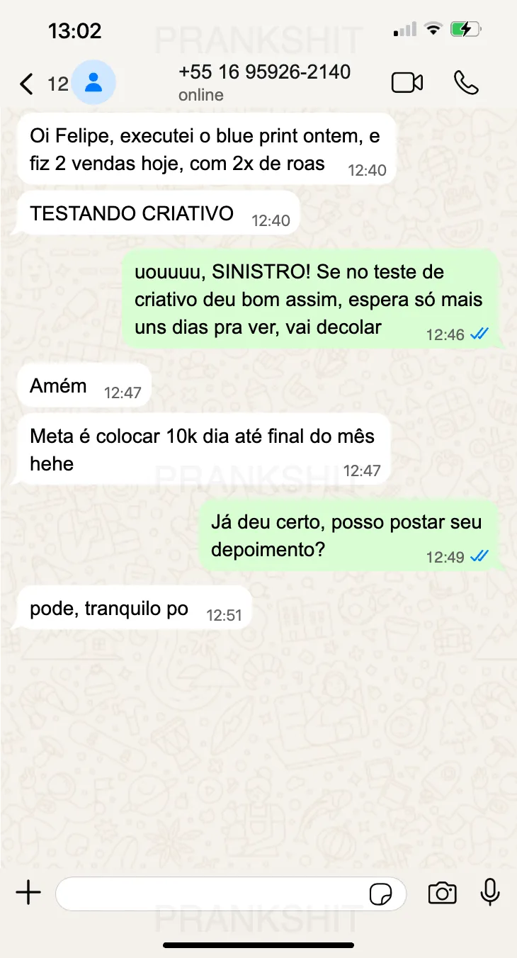 Depoimento Aluno Blueprint